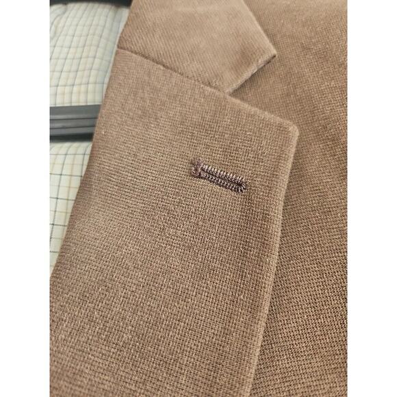 Ralph Lauren Green Label Suede Tan Sport Jacket Blazer 44R Fully Lined Grt Shape - Picture 10 of 16